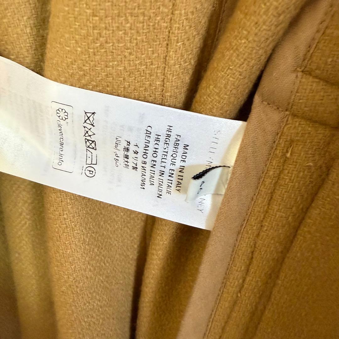 美品★ステラマッカートニー★名作オーバーサイズダッフルコート★キャメルベージュ