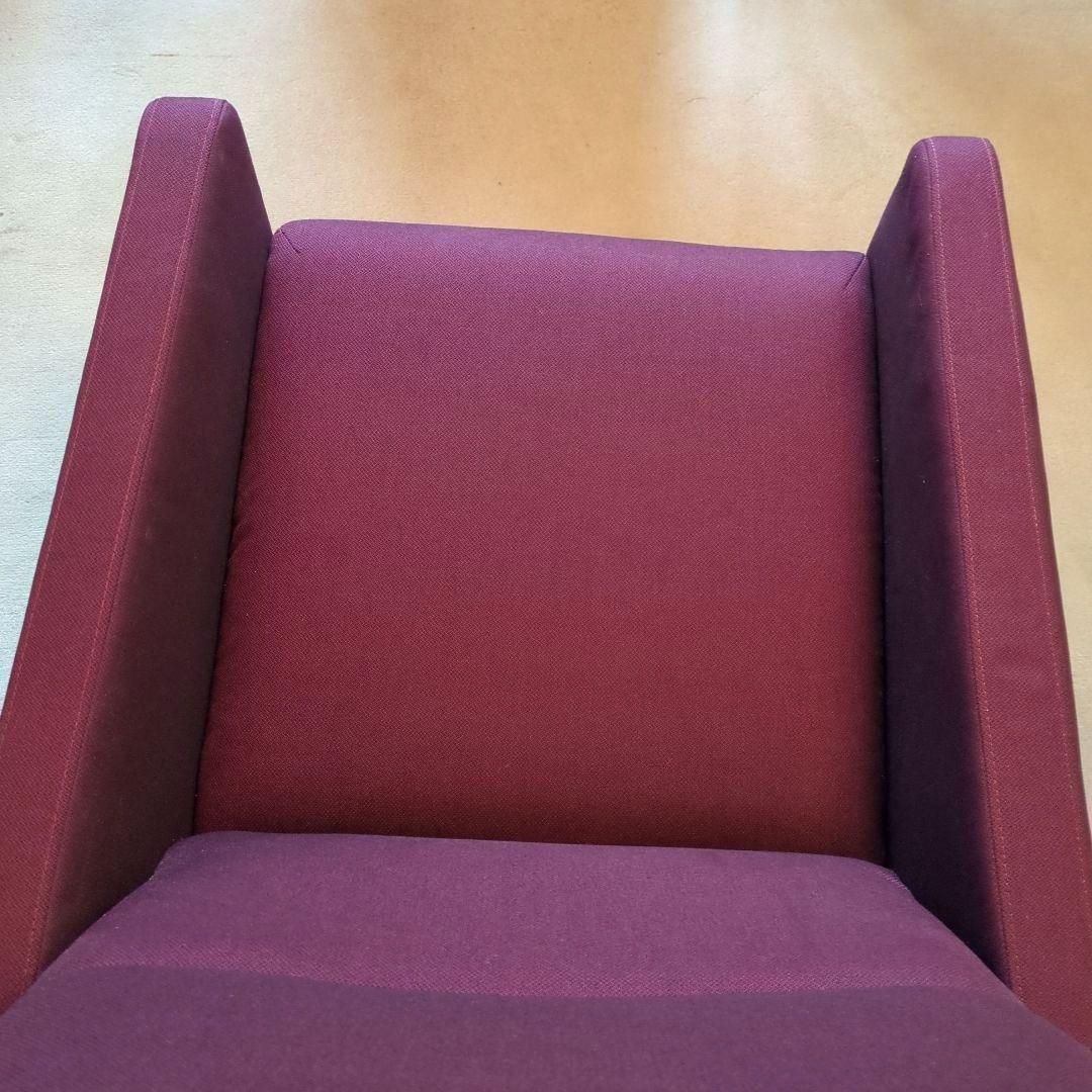 リクライニングソファ　 1人掛けソファ ダークレッド　リクライニングチェア