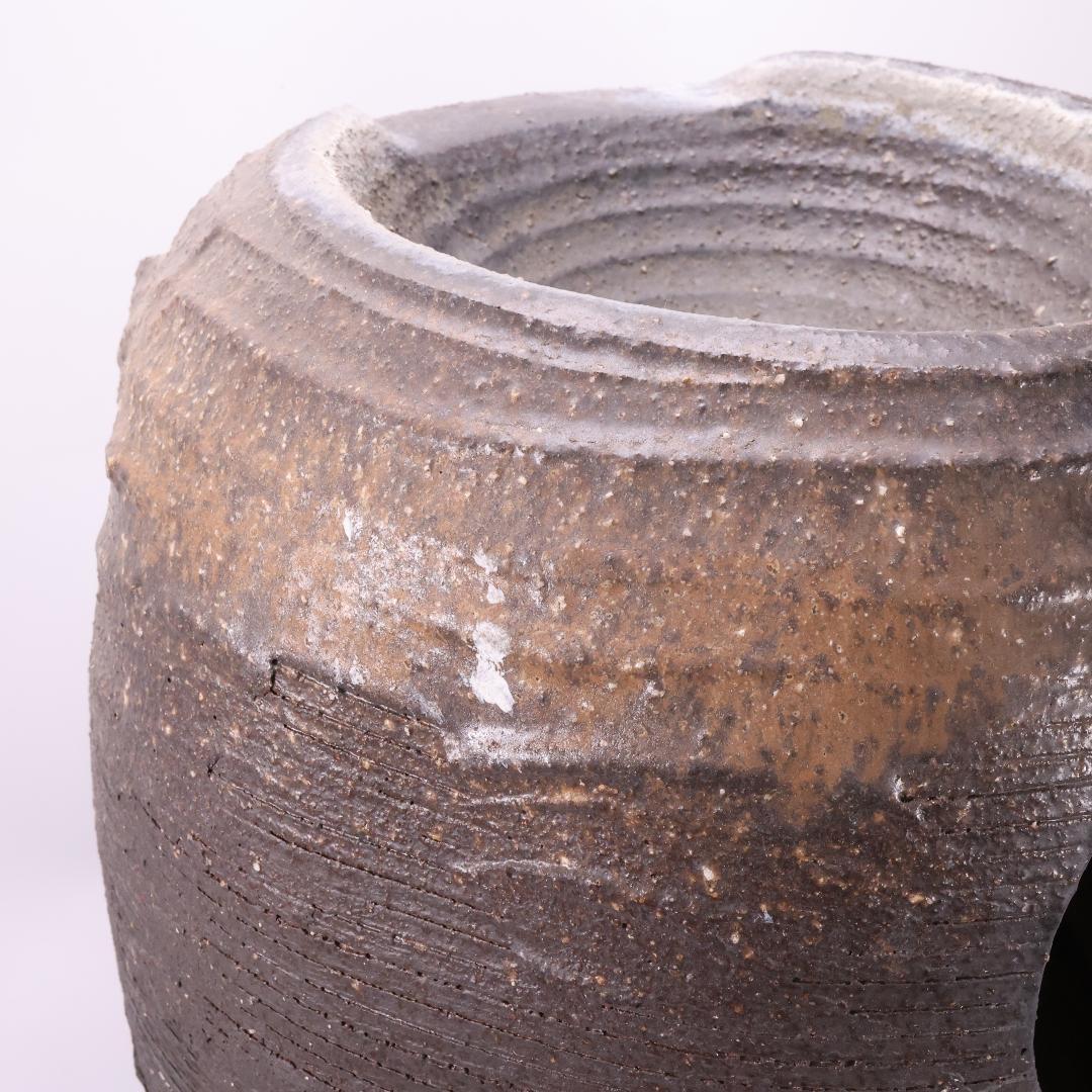 電動つくばい 陶器 ウォーターオブジェ　高さ約38cm