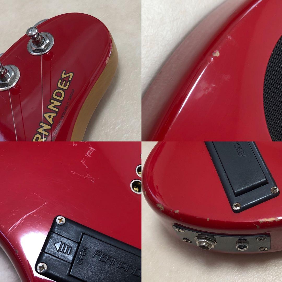 ZO-3 レッド アンプ内蔵ミニギター ヘッドフォン端子付