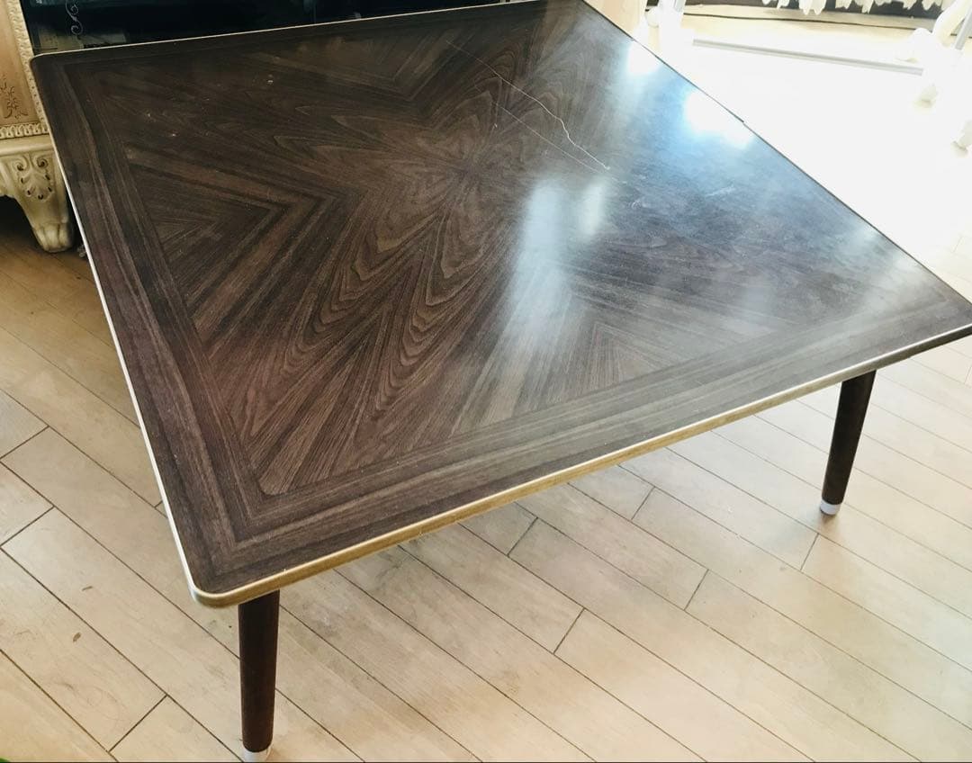 昭和レトロ やぐらこたつ リバーシブル天板 動作確認済み　大和電気