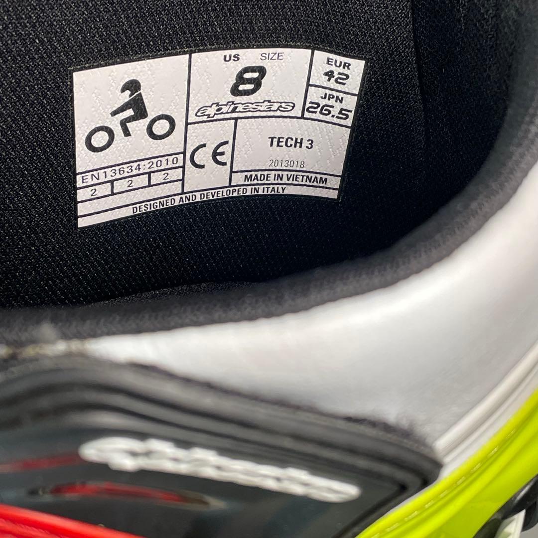 アルパインスターズ　Alpinestars MXブーツ TECH３　【美本】