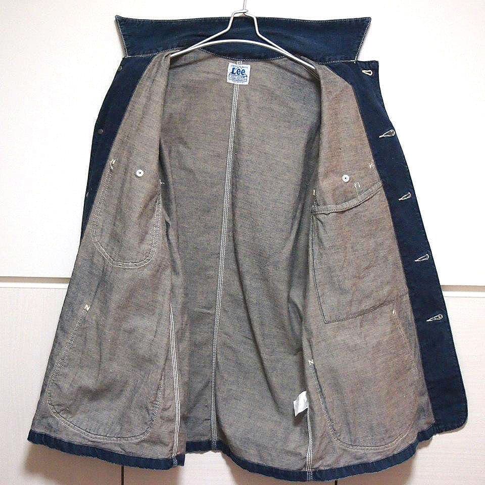 【ハウスマーク★Lサイズ】Lee 91-J　カバーオール　インディゴ ブルー