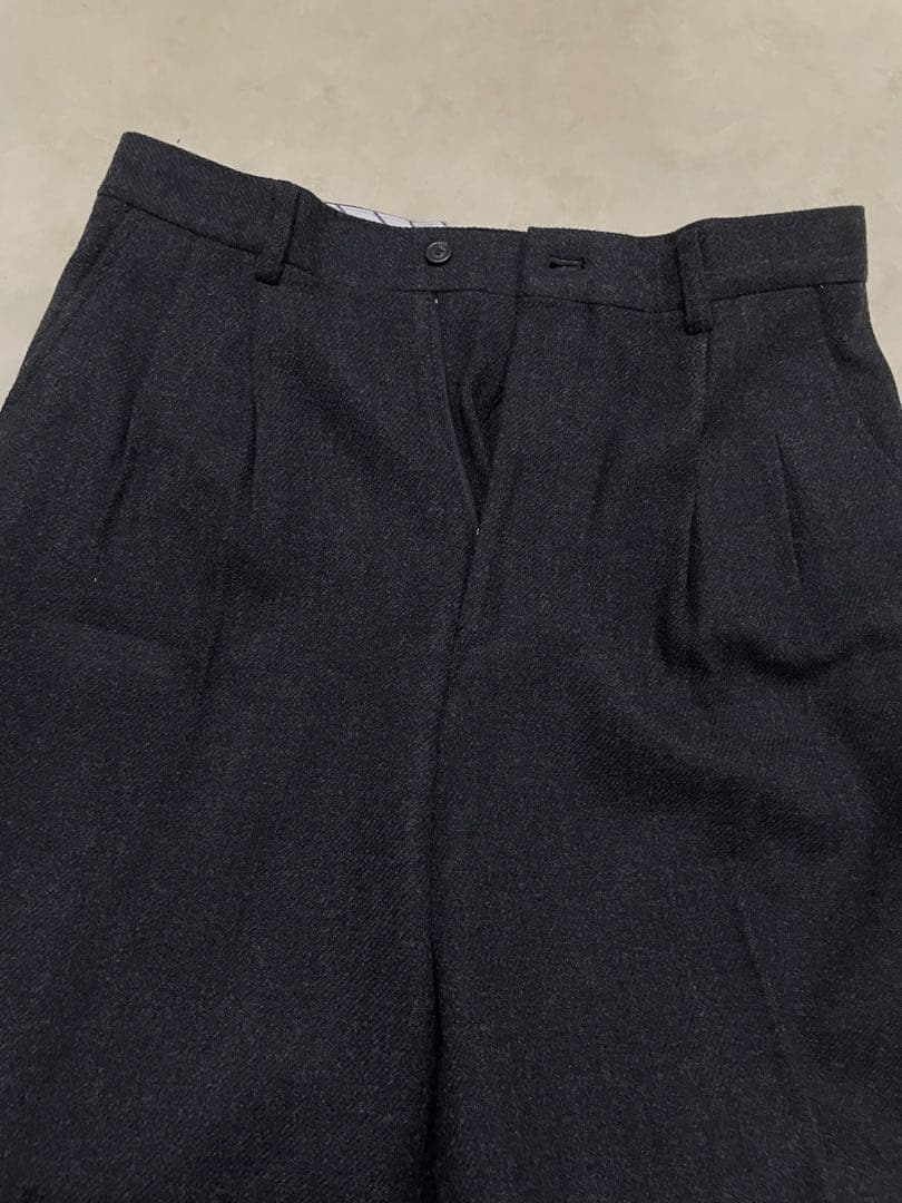 ISSEY MIYAKE MEN ダークグレー ストライプ スーツセット