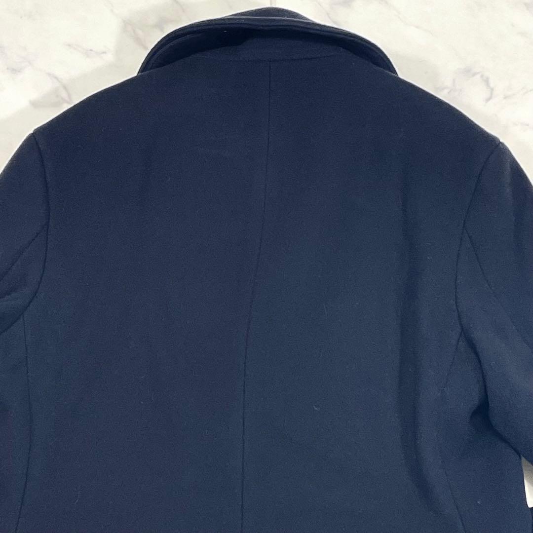 極美品✨ ポロラルフローレン 肉厚 メルトン生地 2WAY ピーコート ネイビー