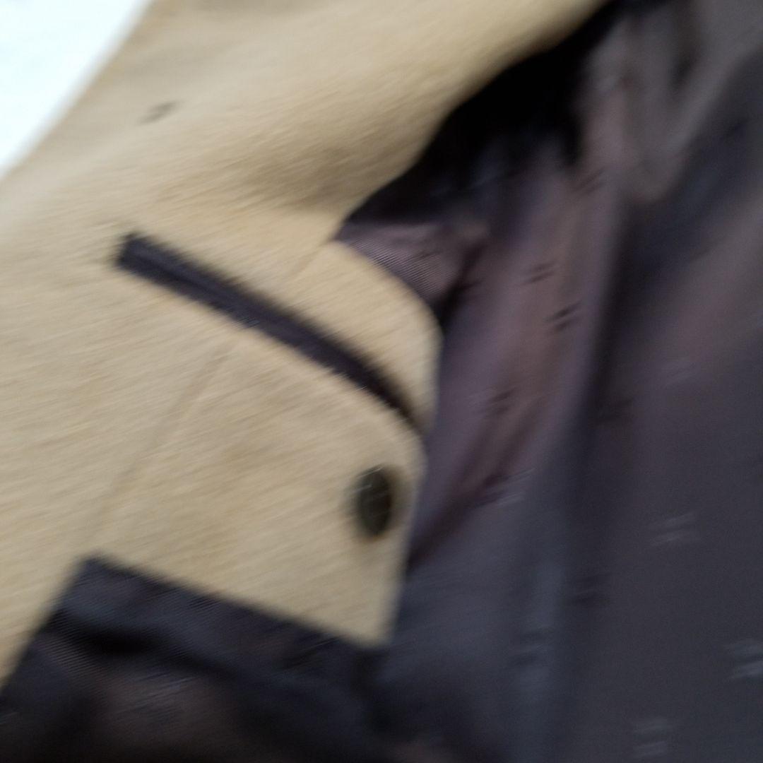 【超美品】コムサメン　アンゴラ　ハーフコート　キャメル　M　タグ付き