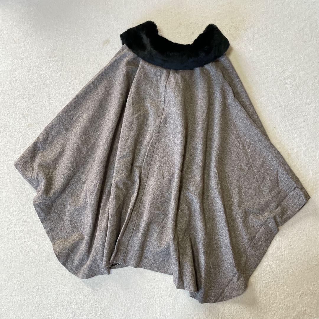 ヒロミチナカノ　ポンチョ 和装コート ケープ コート　羽織り