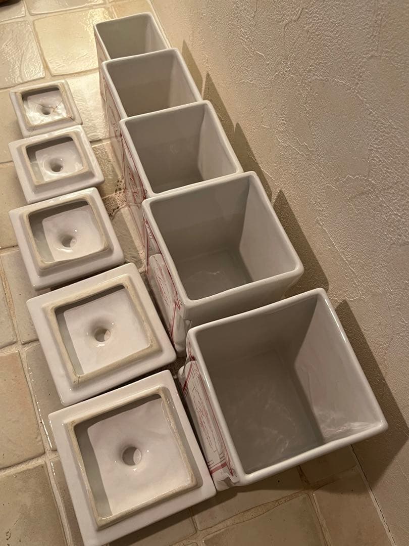 キャニスター5点セット　陶器製