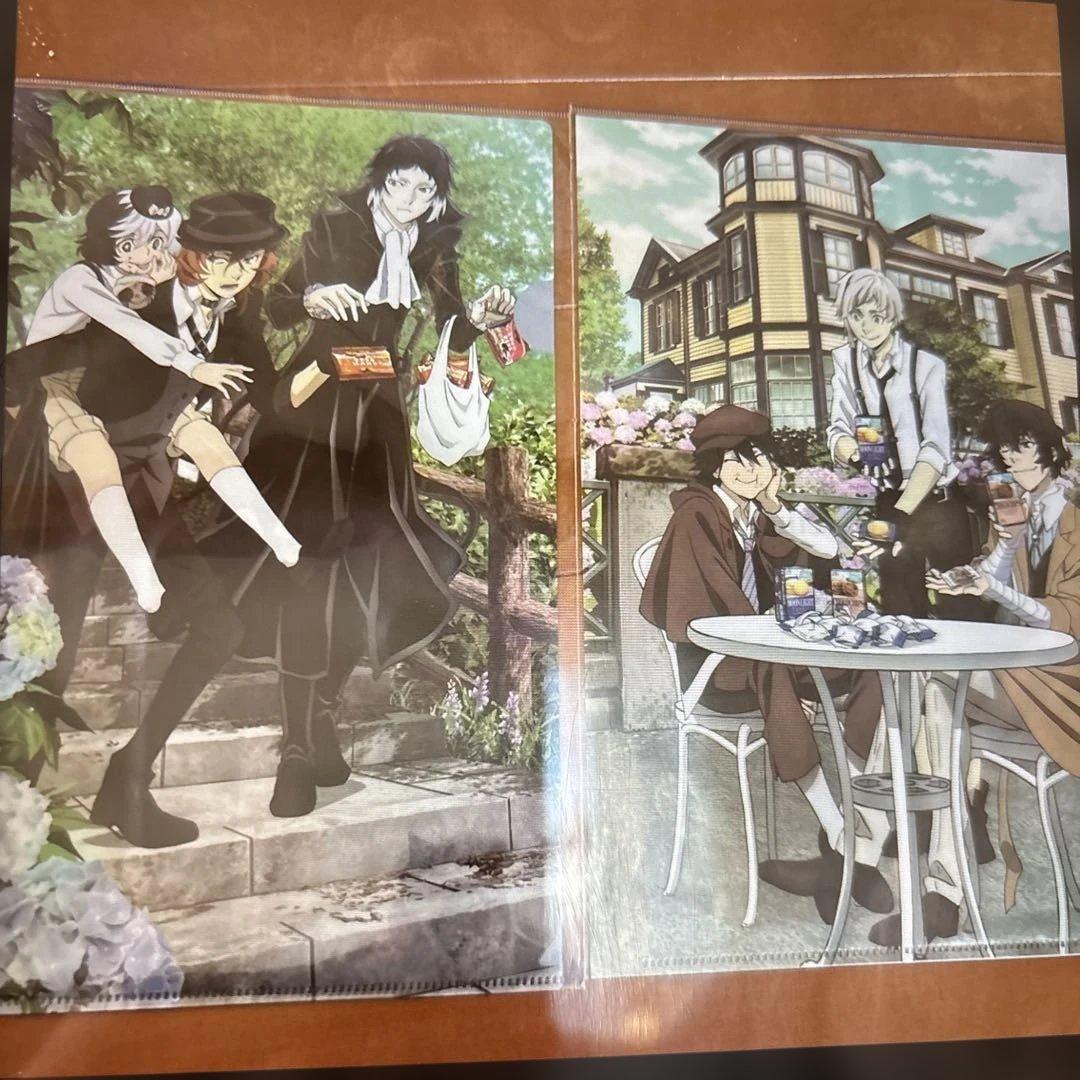 文豪ストレイドッグス 太宰治　芥川龍之介　クリアファイル 18枚 森永