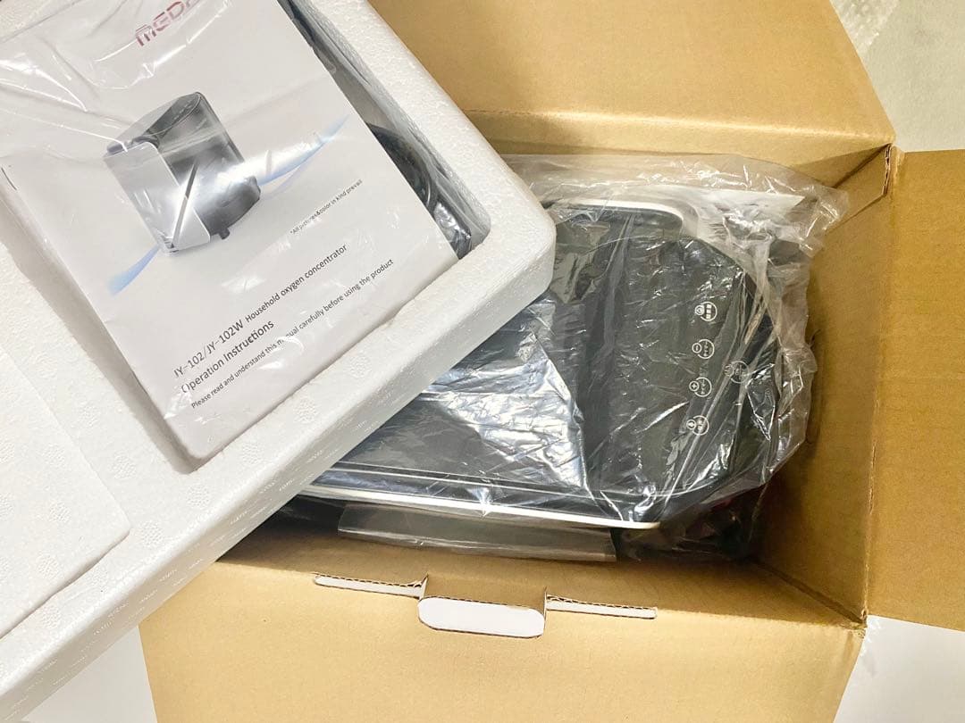 MEDRIS 酸素発生器 酸素濃縮器 酸素室　JY-102W 酸素マスク付き