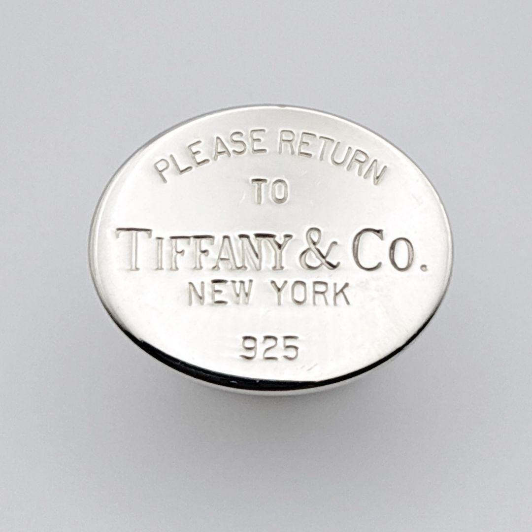 【美品】ティファニー カフス カフリンクス リターントゥ 純正シルバー ロゴ刻印
