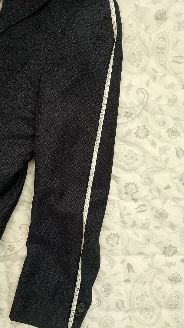 極上美品❗️isaia 長谷部 微艶 卒業式 入社式 ダークネイビー 濃紺