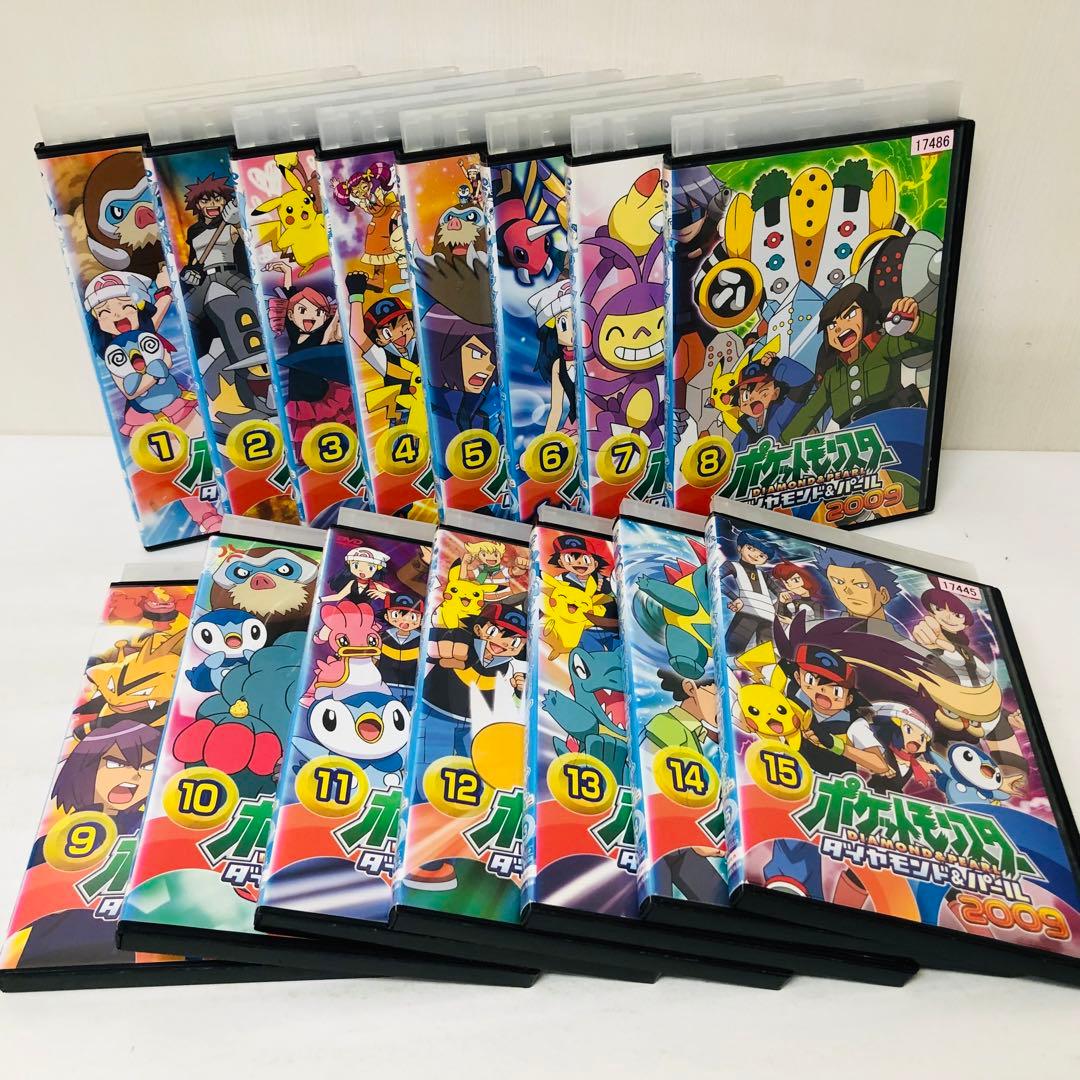 1～4期全巻　ポケットモンスター　ダイヤモンド＆パール　DVD全63セット