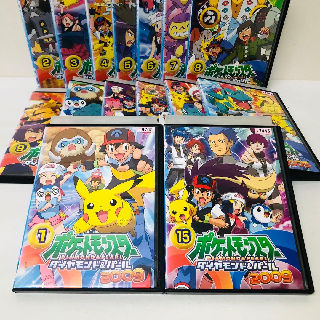1～4期全巻　ポケットモンスター　ダイヤモンド＆パール　DVD全63セット