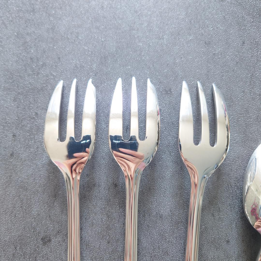 希少 美品 クリストフル ポンパドール ケーキフォーク コーヒースプーン 6点