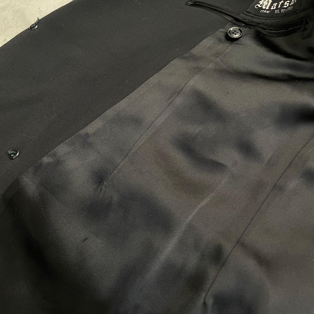 ダブルブレスト　スーツセットアップ　ブラック　黒　高級感　モード　成人式