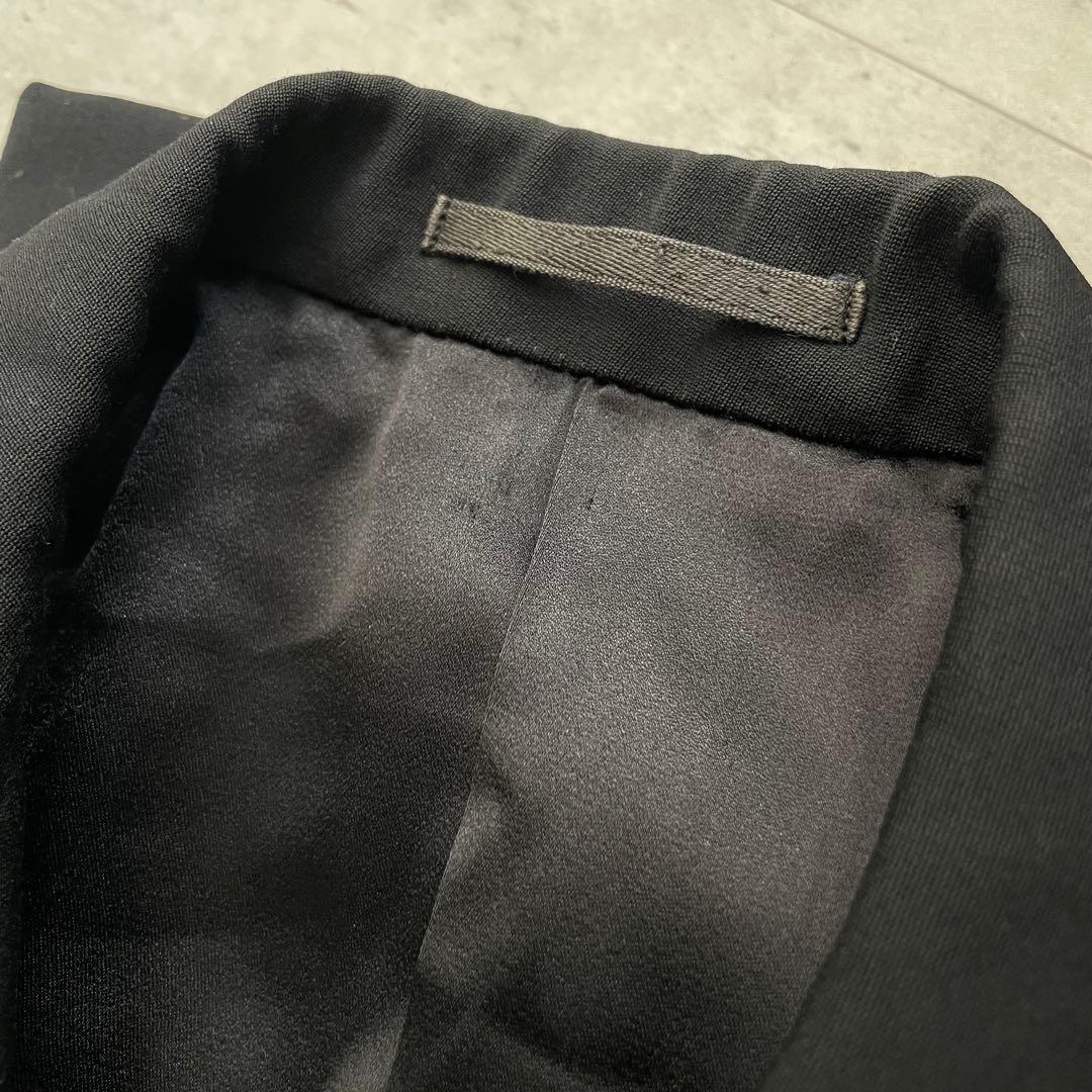 ダブルブレスト　スーツセットアップ　ブラック　黒　高級感　モード　成人式