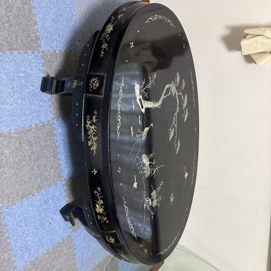 螺鈿　ローテーブル