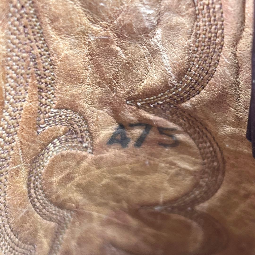 トニーラマ　ウエスタンブーツ　黒タグ　Tony Lama