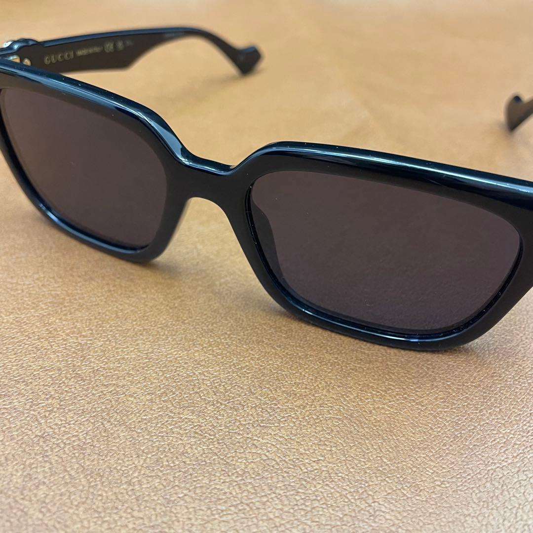 商談中 グッチ GG1536S 001 ロゴ サングラス