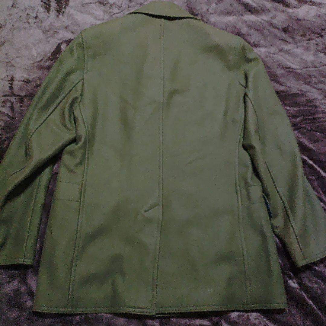 【美品】グローバーオールメンズ チャーチル ピーコート 769MM KALE