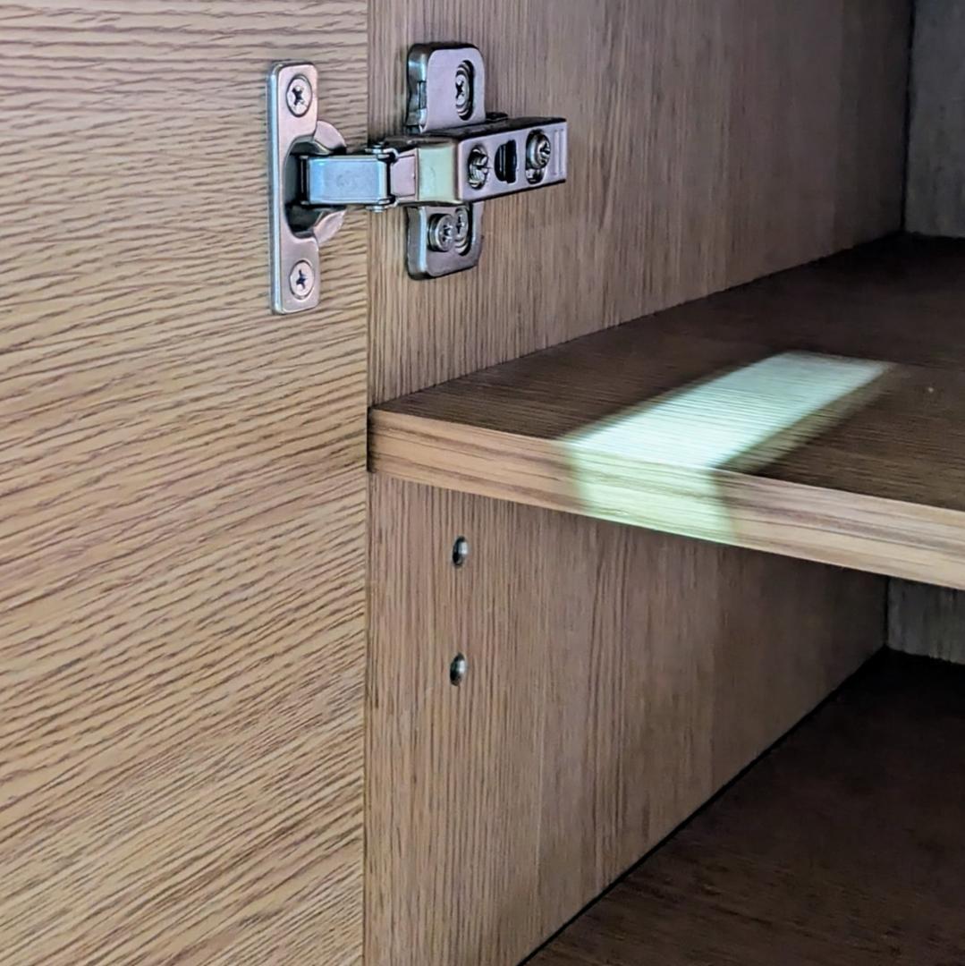 【廃盤】無印良品 オーク材 キャビネット 木製扉