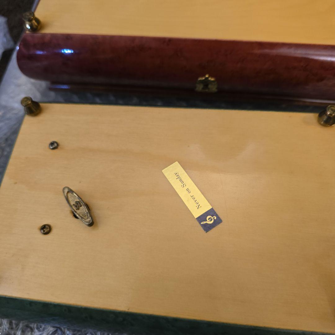 REUGE 花柄彫刻 木製アクセサリーケースセット