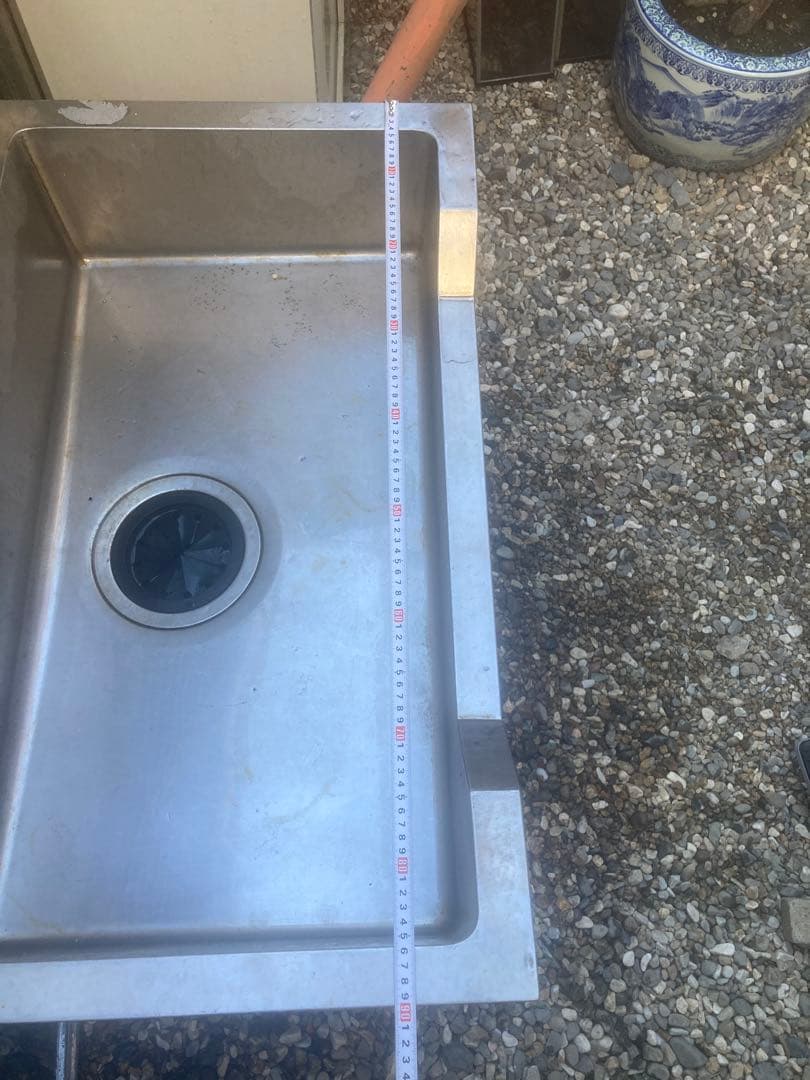 tanico業務用ステンレス製1槽式シンク 流し台 厨房 愛知県引き取り限定