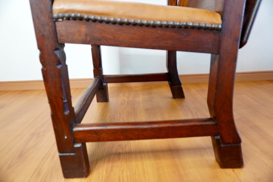 イギリス アンティーク モンクスチェア 2way チェア＆テーブル