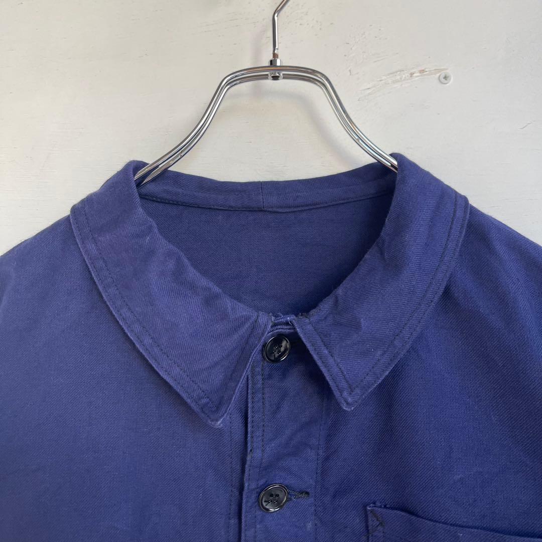 60s 70s フレンチ セントジェームス カバーオール フラッシャー付き 古着