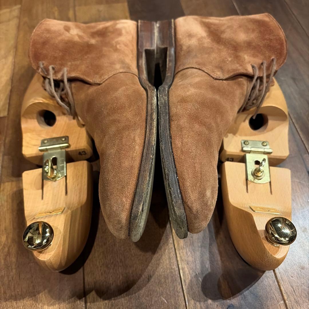 ブラウン スエード チャッカブーツ　クロケット　※送料込