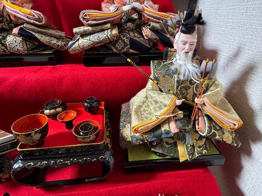 ① 〜⑥分割販売 伝統的な雛人形 7段飾り　秀月セット❣️説明をお読みください❣️