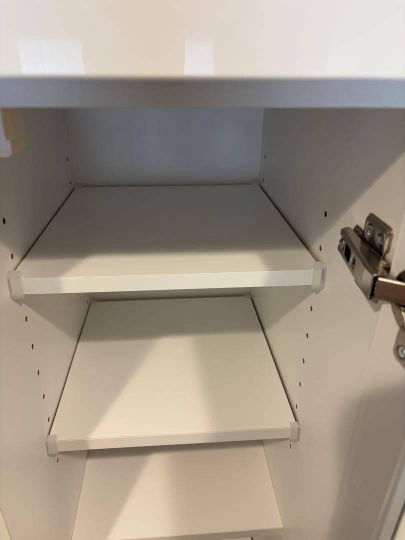 ニトリ　スリムストッカー　コパン　幅30 ホワイト　キッチンボード　食器棚　収納