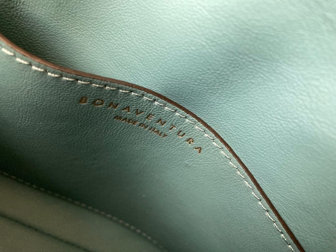 BONAVENTURA エマ22 シュリンクレザー　2way ブルーシアン