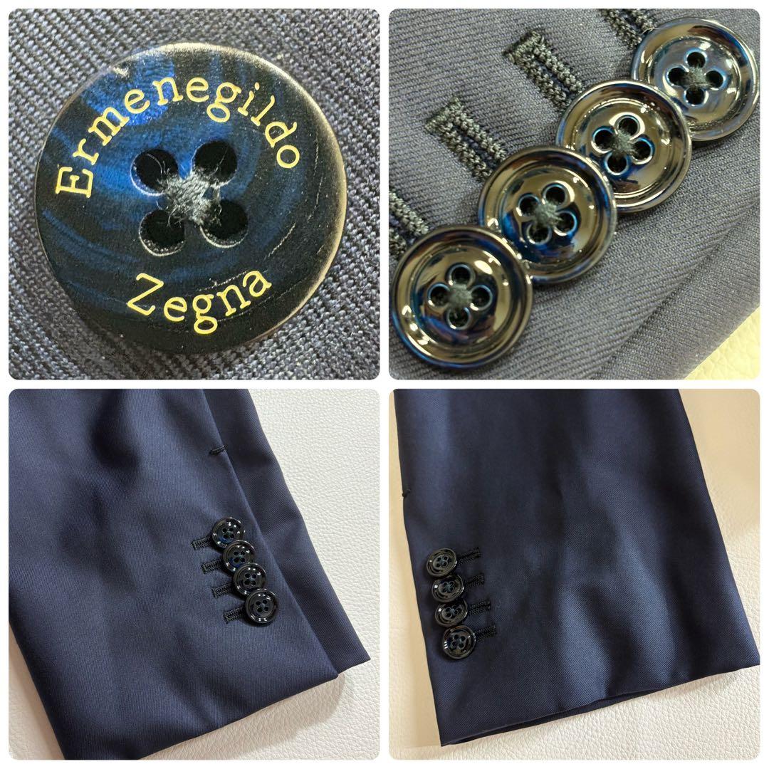 【定価95万】エルメネジルドゼニア　スーツ　15milmil15 48 紺色