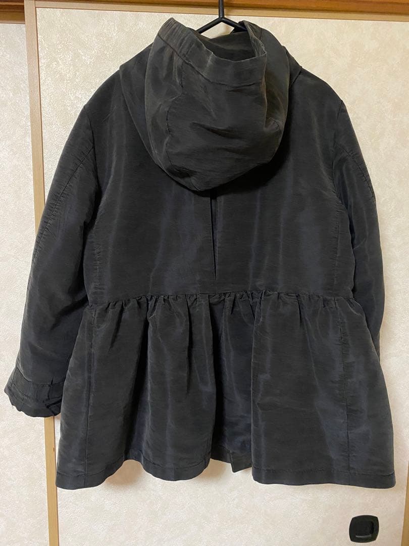 PRADA フード付きコート ファー　ポンチョ