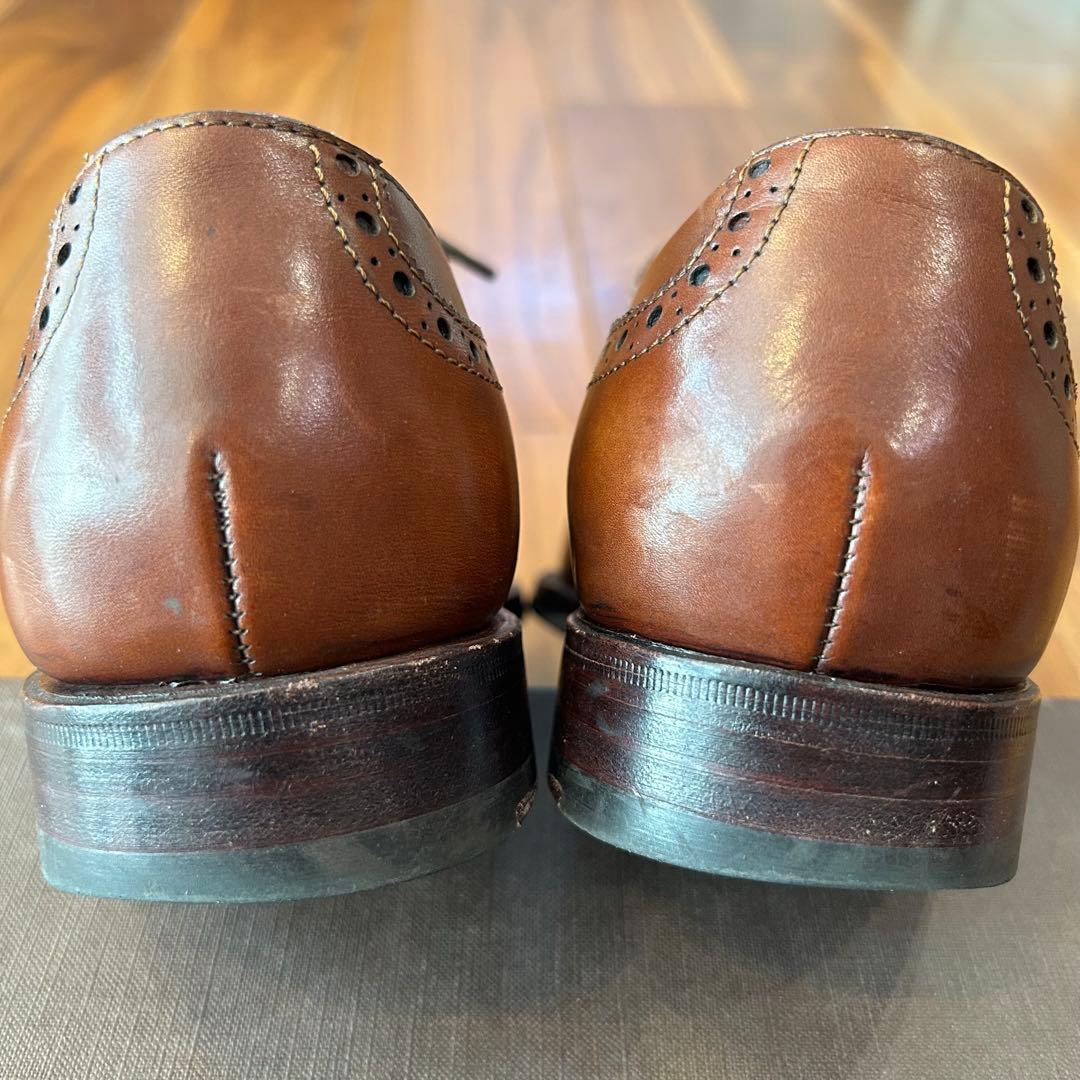 ジャランスリワヤ グリーンレーベル サイズ41 26.5cm ブラウンレザー