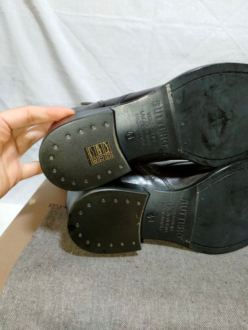 未使用 BUTTERO ブッテロ 7ホール レザー ブーツ B2904 41