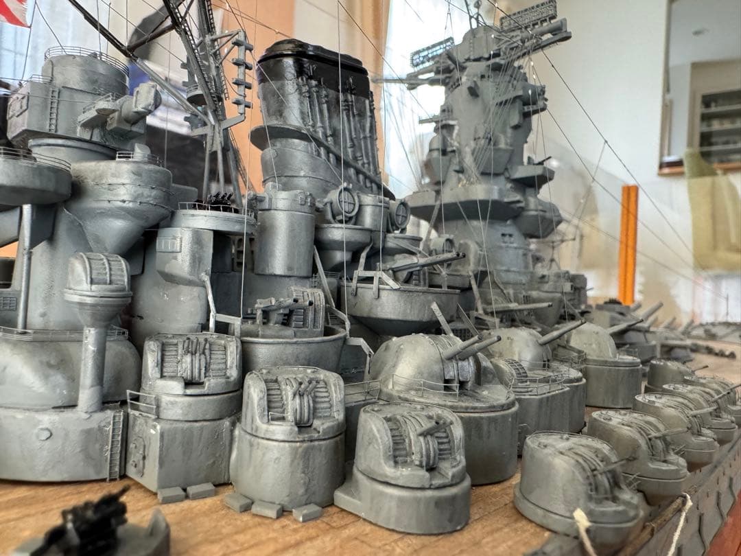 戦艦大和モデル 精密1/250 ディアゴスティーニ完成品　ケース付き　即購入不可