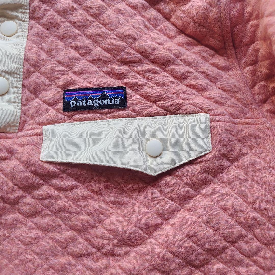美品 Patagonia オーガニック コットン スナップt オレンジ S