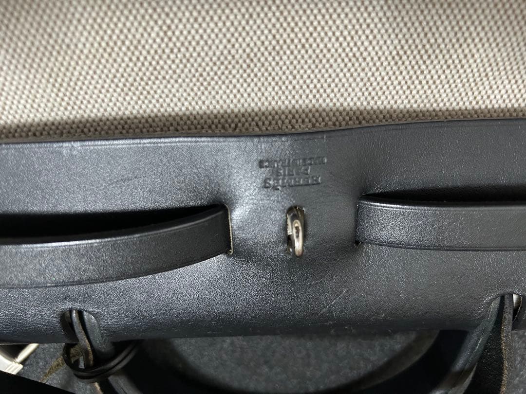 極美品　エルメス　エールバッグPM シルバー金具　ハンドバッグ　ショルダー　黒