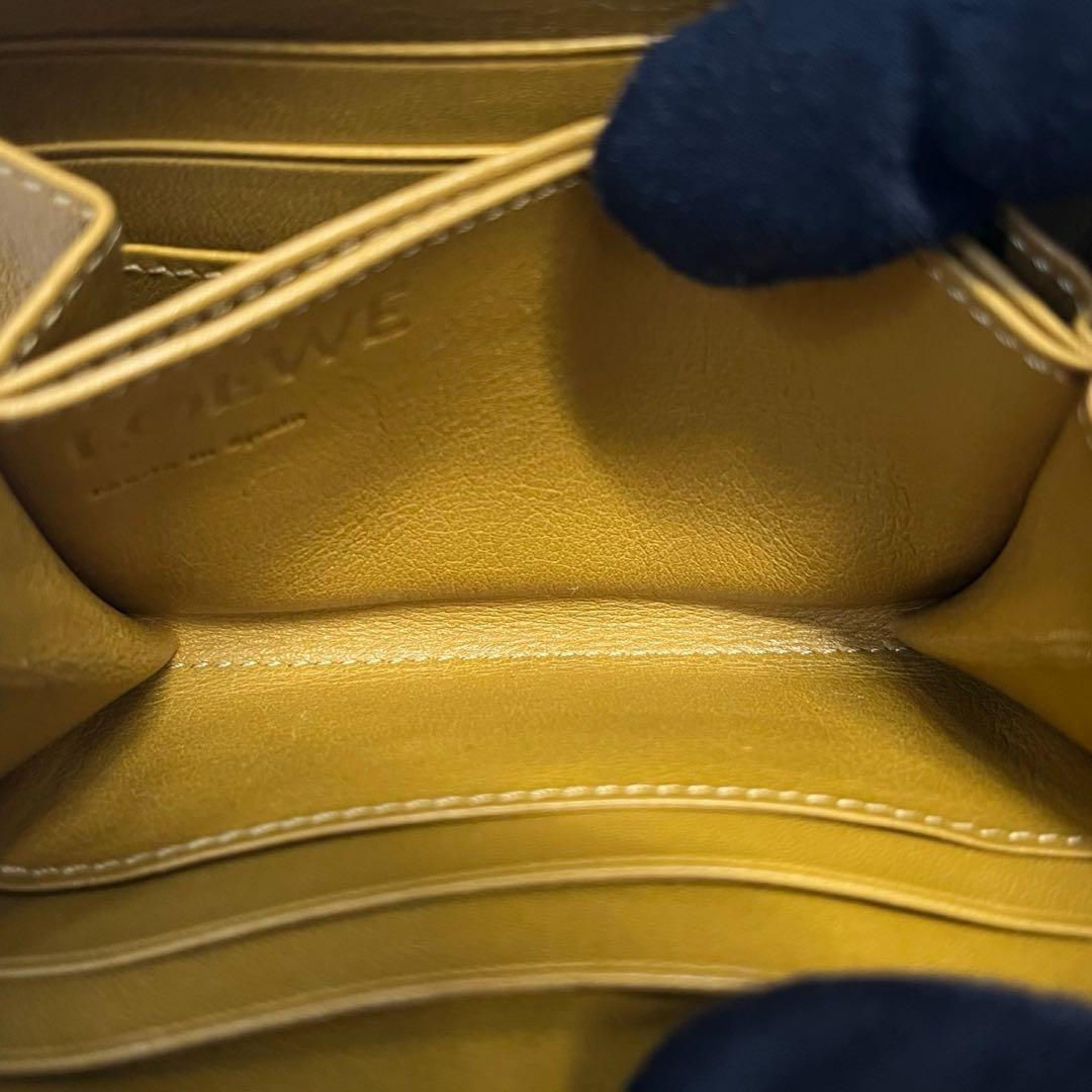 レア✨ロエベ ケース ミニ財布 ファスナー アナグラム ロゴ ブラウン