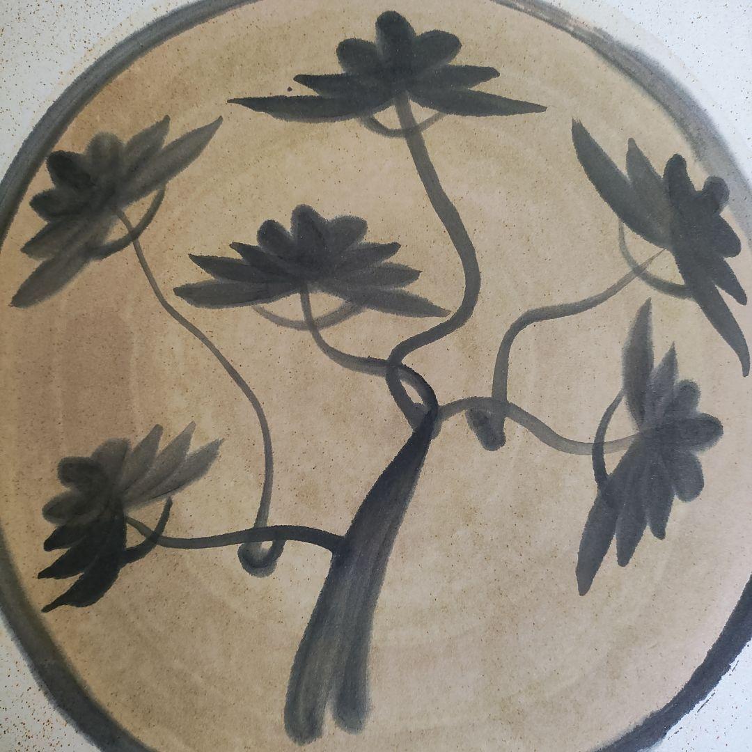 十三代 中里太郎右衛門　絵唐津茶碗(堀内宗完書付)と色紙