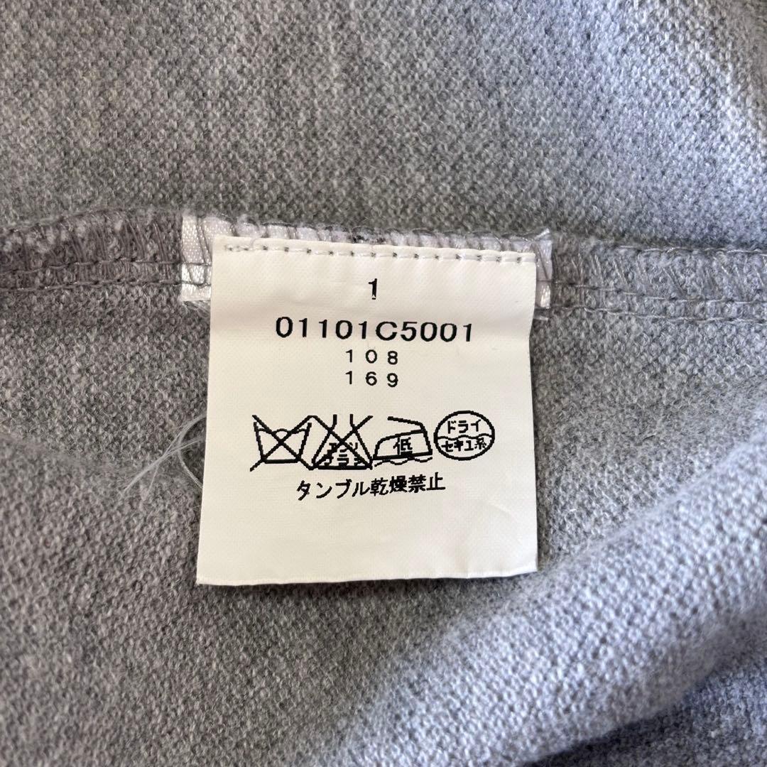 【超希少】トムブラウン トリコロール 半袖ポロシャツ カノコ 3 グレー