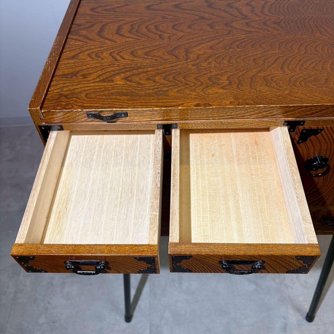 脚付和箪笥　小袖机　箪笥　リメイク家具　脚付棚　和家具　時代家具　和モダン