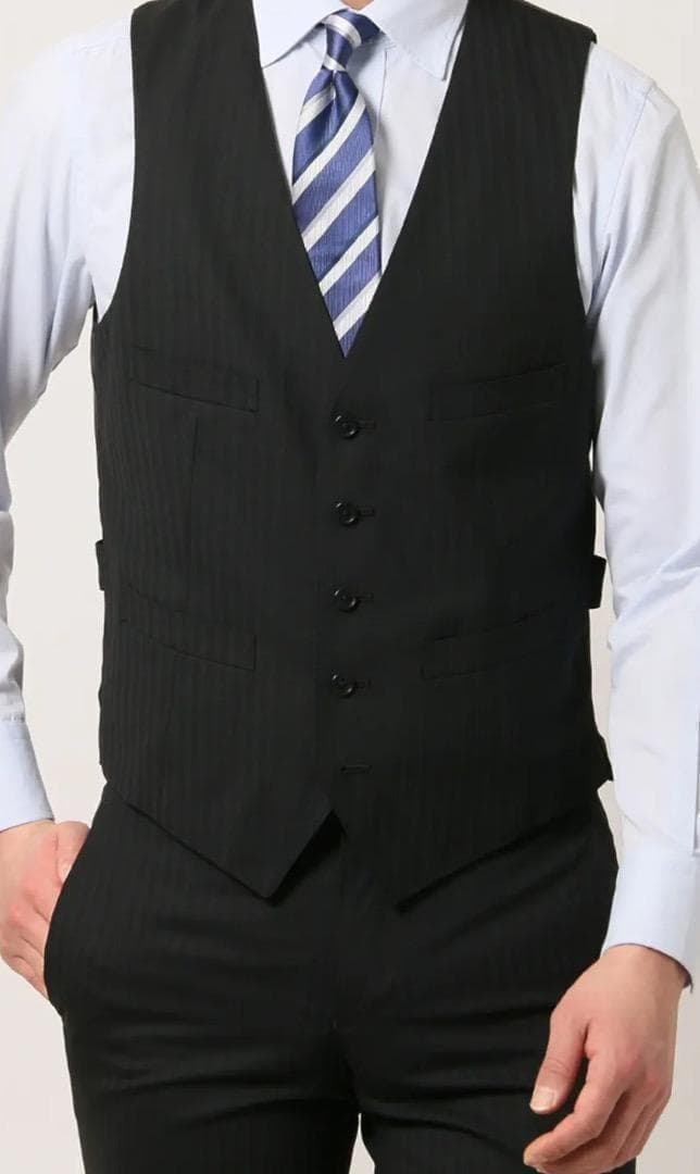 ユニバーサルランゲージ スリーピーススーツ 165-6DROP 0630433