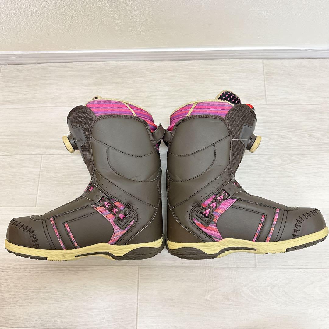【美品　HEAD】ヘッド ワン ボアスノーボードブーツ ブラウン/ピンク