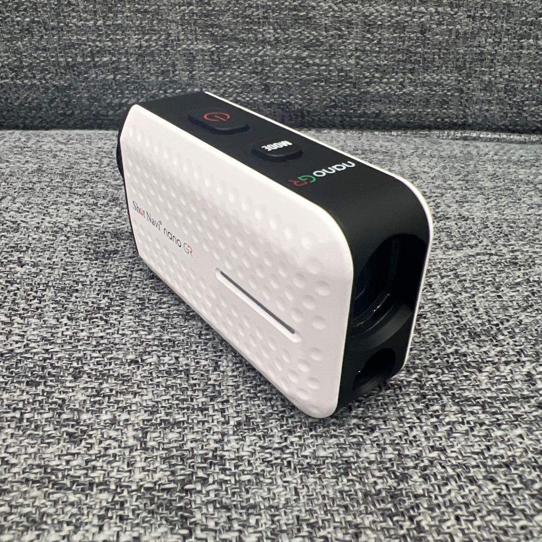 Shot Navi nano GR ゴルフ用距離計 ホワイト2025年モデル
