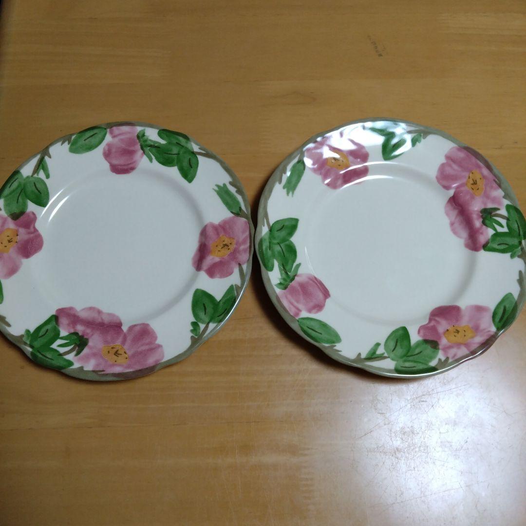 フランシスカン　砂漠ローズディナープレート　2枚　 新品