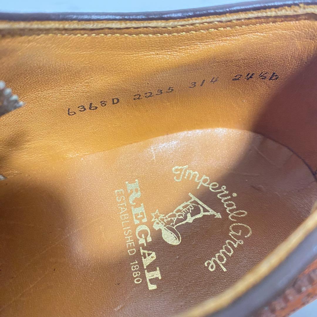 【美品】REGAL 2235インペリアルグレード ウイングチップ 24.5㎝